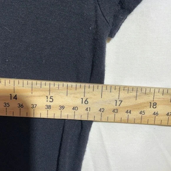 Aeropostale Seriously Sof Perfect V Black T-Shirt Short Sleeve Size Small - Picture 5 of 9